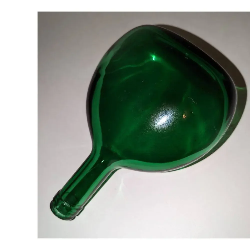 Beautiful Vintage Green Bocksbeutel Wine Bottle France Germany